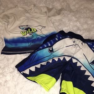Shark Swim Suit Bundle size 6/7